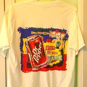 VTG 1997 Now Is The Time This Is The Place This Is The Taste Dr Pepper T-Shirt L